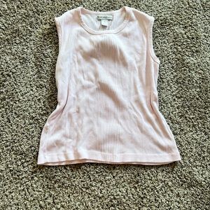 Women’s pink dress barn tank top -medium